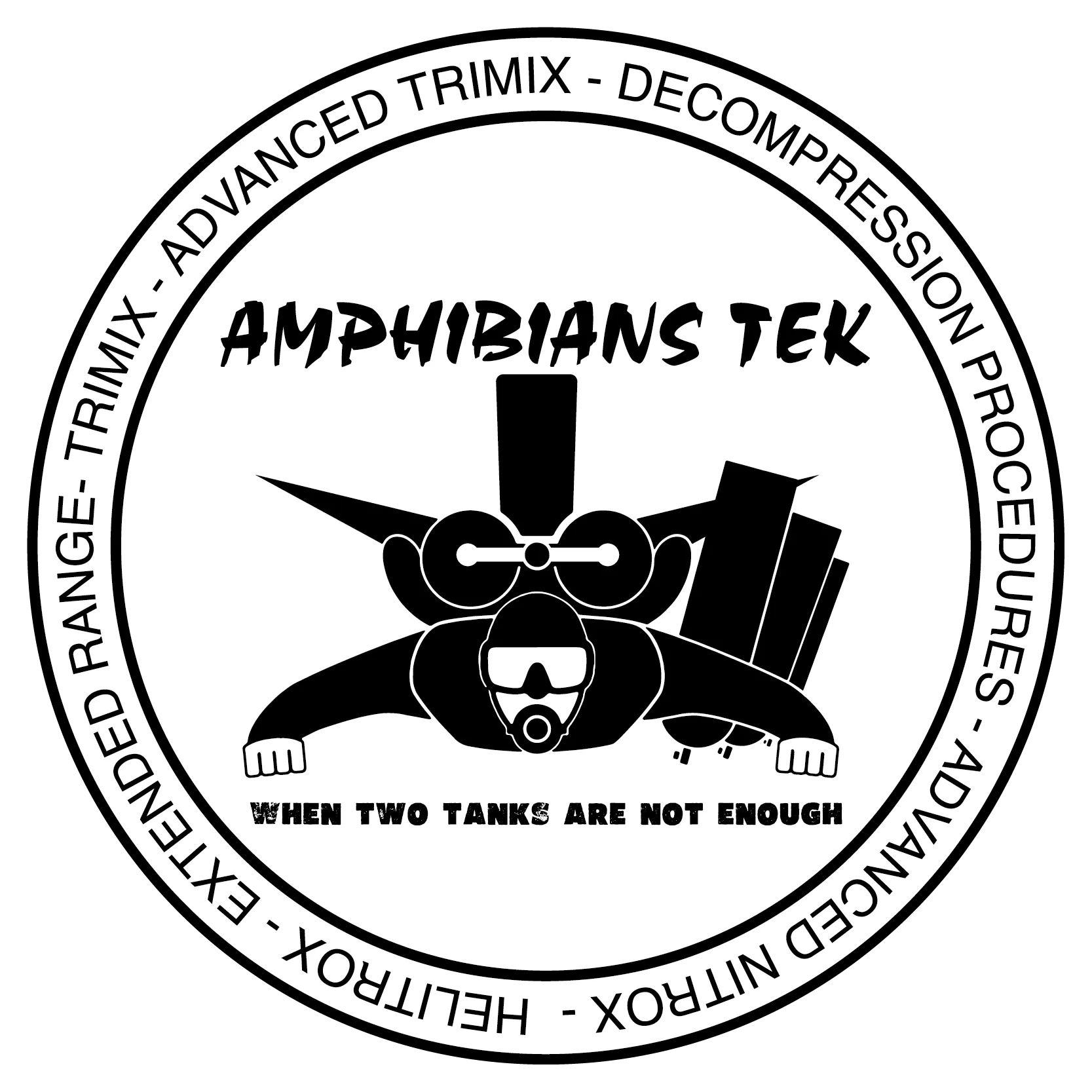 Amphibians Tek badge rebuilt as vector artwork